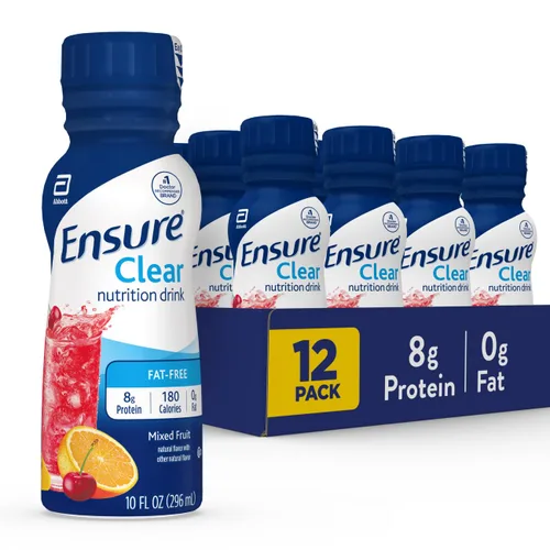 Miniatura 8 de Bebida nutricional Ensure Clear, sabor granada arándano, 10 onzas, 12 unidades, 3, 3
