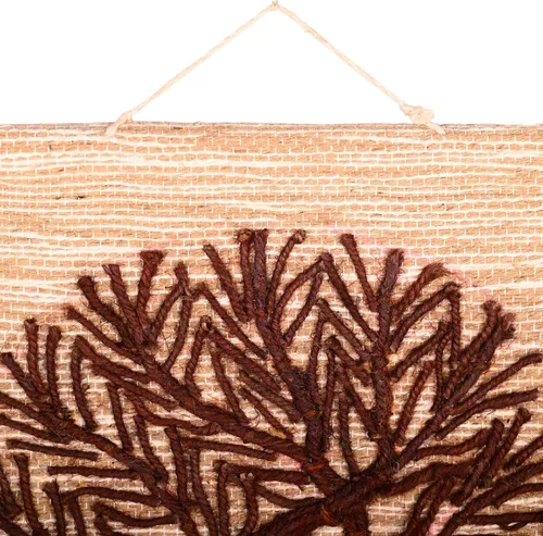 Miniatura 4 de Tarini Gallery Tapiz tejido a mano de yute para colgar en la pared, arte para ver el hogar, paisaje natural para decoración de oficina en casa