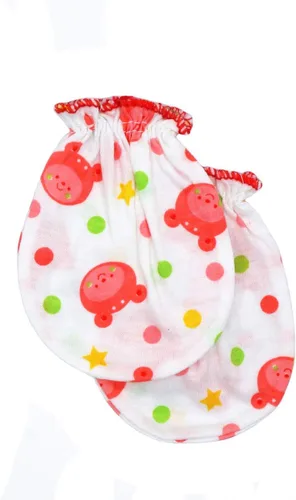 Miniatura 2 de Juego de guantes para bebé, 12 pares, sin arañazos, 100 % algodón, para niños de 0 a 6 meses, varios