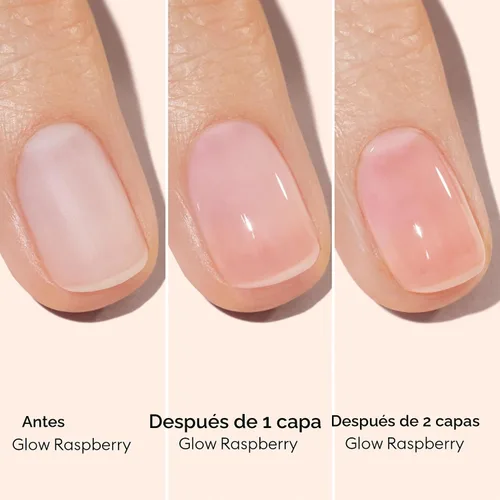Miniatura 6 de Manucurist Active Glow - Esmalte de uñas de frambuesa y cuidado, corrector de uñas 2 en 1 ultra brillante, ingredientes a base de plantas: aceite