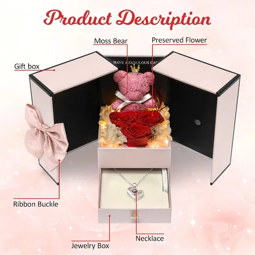 Miniatura 6 de Childom Regalos para el día de la madre para mamá, regalos de cumpleaños para mujeres, regalo de flores para el día de la madre, regalo para madres