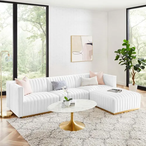 Miniatura 35 de Modway Conjure Seccional, Oro Negro
