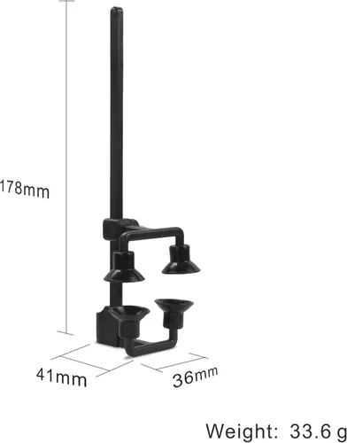Miniatura 4 de HEIMU Micrófono condensador de instrumento con clip + clip universal (para guitarra)