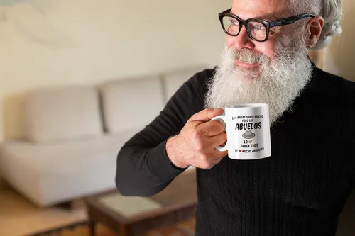 Miniatura 5 de Casitika Regalos para el Mejor Abuelo del Mundo. Taza de café Abuelito de 11 onzas. Tazas de abuelo en español. Taza de regalo del día del Padre