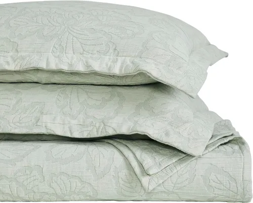 Miniatura 12 de Superior Juego de colcha de algodón con diseño de flor de lis, mantas cálidas, ropa de cama para todas las estaciones, decoración de dormitorio