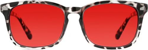 Miniatura 29 de TIJN Lentes de bloqueo de luz azul para mujeres y hombres, marco transparente cuadrado, anteojos nerd anti luz azul, gafas para pantalla