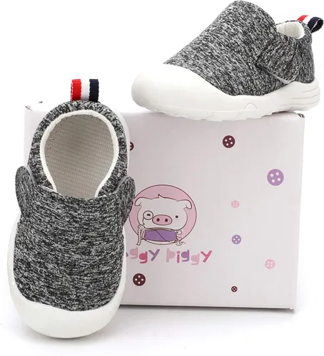 Miniatura 6 de Peggy Piggy Zapatos de bebé para caminar, zapatos para niños y niñas, zapatillas antideslizantes para primeros pasos, malla transpirable, zapatos