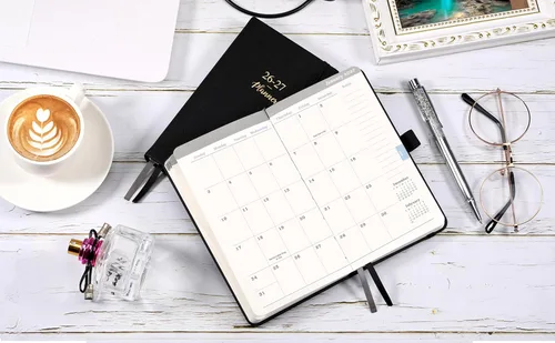 Miniatura 8 de Agenda de bolsillo 2026-2027, julio 2026 a junio 2027, agenda académica 2026-2027, calendario semanal y mensual, 6.3 x 3.8 pulgadas, bucle