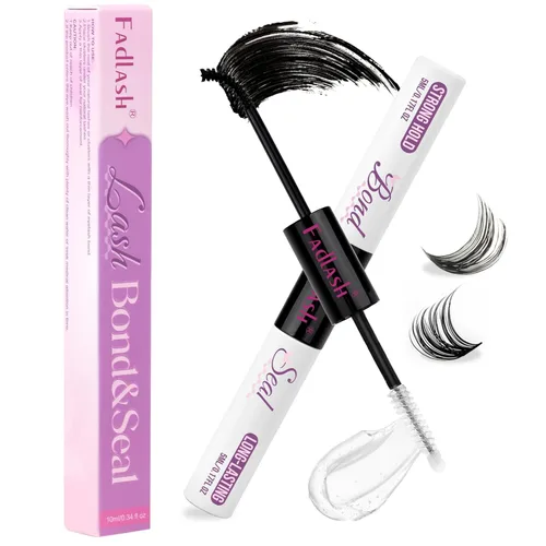 Miniatura 87 de FADLASH Extensiones de pestañas en racimo de pestañas de 0.35-0.70 pulgadas, para colocar en casa, rizado D, pestañas individuales en casa