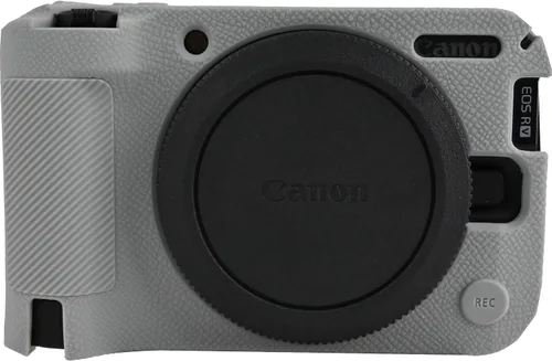 Miniatura 6 de Funda para cámara R50 V, cuerpo completo, delgada, ligera, de silicona, carcasa de goma para Canon Eos R50 V R50V (negro)