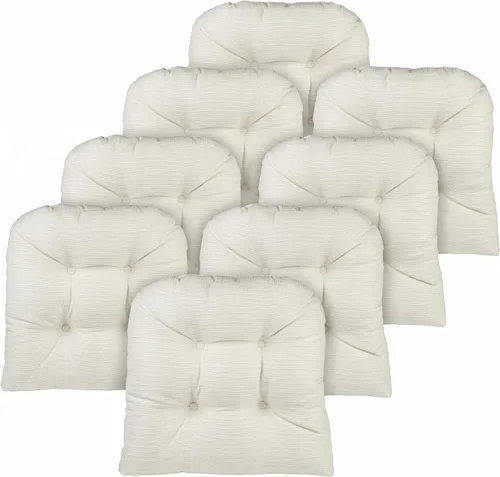 Miniatura 106 de Klear Vu Gripper Overstuffed - Cojines universales antideslizantes para silla de comedor para decoración de cocina o uso de oficina, almohadilla