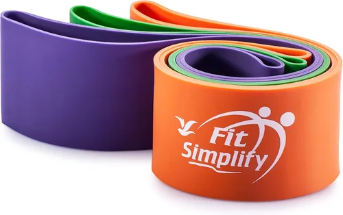 Miniatura 5 de Fit Simplify Bandas de ejercicio de resistencia Pro Series, juego de 3