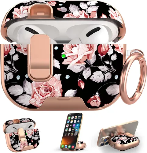 Miniatura 10 de Maxjoy Funda para AirPods 4, funda transparente para AirPod de 4ª generación, funda protectora suave y linda flor para AirPod 4 para mujeres