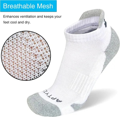 Miniatura 5 de APTYID Calcetines tobilleros acolchados para hombre (6 pares)