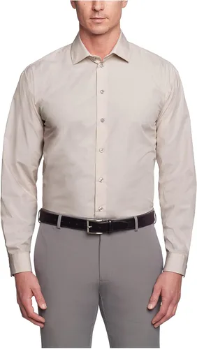 UNLISTED Camisa de vestir para hombre, ajuste regular, color liso