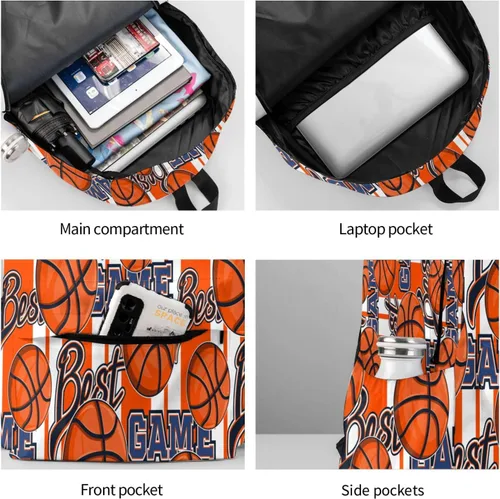 Miniatura 6 de Mochila de gran capacidad con diseño de calavera y floral, ligera, personalizada, para computadora portátil, tableta, mochila escolar de viaje