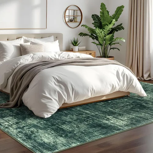 Miniatura 302 de IOHOUZE Alfombra abstracta lavable de 3 x 12 pies para pasillos, antideslizante para cocina, camino de entrada de lana sintética para interiores