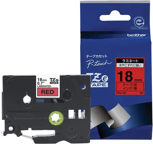 Miniatura 21 de Brother Cinta de etiquetas P-Touch TZe negra con impresión en azul (TZe541), laminada, 3/4 pulgadas x 26.2 pies (0.709 in x 26.2 ft)