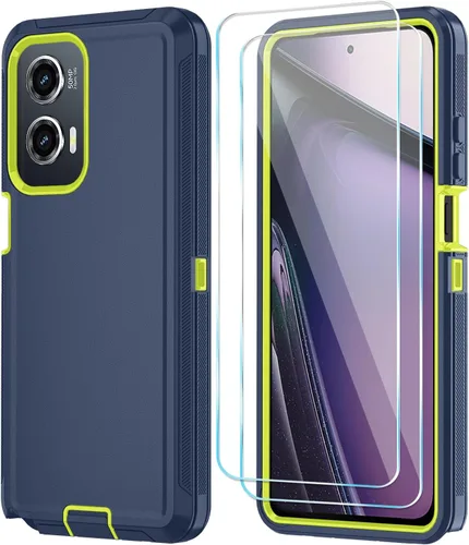 Miniatura 12 de Qinmay Funda para Motorola Moto G Stylus 5G 2024 con protector de pantalla HD, resistente, a prueba de golpes y caídas, funda de 3 capas para Moto G