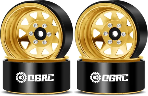 Miniatura 8 de OGRC 4 piezas de ruedas de aluminio de 1.9 pulgadas con Beadlock y offset negativo para TRX4 TRX6 SCX10 I II III 90046 AXI03007 Redcat GEN7 GEN8
