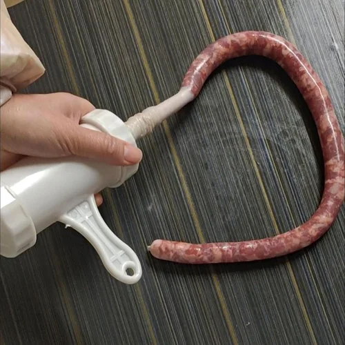 Miniatura 2 de Funda de salchicha comestible para secado, tubo de funda de salchicha seca comestible para salchichas caseras con sabor para máquina de hacer