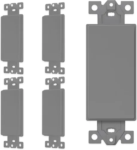Miniatura 11 de ENERLITES - Adaptador en blanco para placas de pared decorativas, termoplástico de policarbonato irrompible, con certificación ETL, 6001-W-10