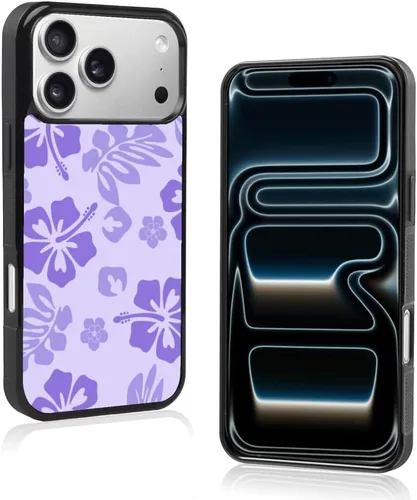 Miniatura 13 de FANXI Funda de teléfono de hibisco azul compatible con iPhone 11 de 6.1 pulgadas, funda protectora a prueba de golpes de TPU con bonita flor azul