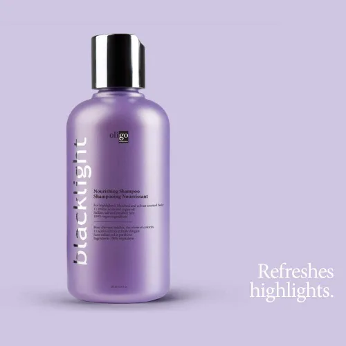 Miniatura 5 de Oligo Professional Blacklight Champú nutritivo Sin parabenos Hidratación hidratante Extensor de color vegano