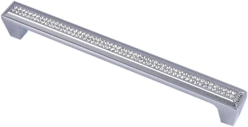 Miniatura 10 de LANC Tiradores de gabinete de cristal negro para cocina y baño, manijas de gabinete para dormitorio, pomo de gabinete negro mate brillante