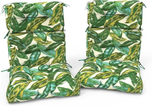 Miniatura 24 de Cojines Adirondack para sillas de patio con respaldo alto para exteriores, cojines Adirondack para jardín, porche, uso en sillas de oficina en casa