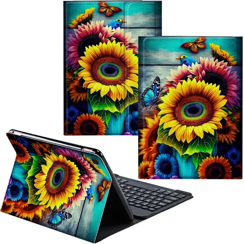 Miniatura 67 de Funda para Samsung Galaxy Tab S6 Lite 2022/2020 Teclado inalámbrico desmontable y cubierta de cuero PU Funda protectora para Samsung Galaxy Tab S6