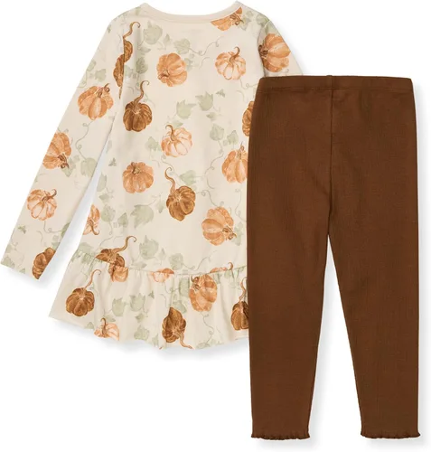 Miniatura 82 de Burt's Bees Baby Conjunto de camiseta y pantalón para bebé, túnica y leggings, 100% algodón orgánico