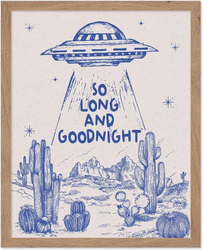Miniatura 58 de Poster Master Póster de You've Yeed Your Last Haw, estampado retro de vaquero azul, arte occidental, arte moderno, arte del salvaje oeste, regalo