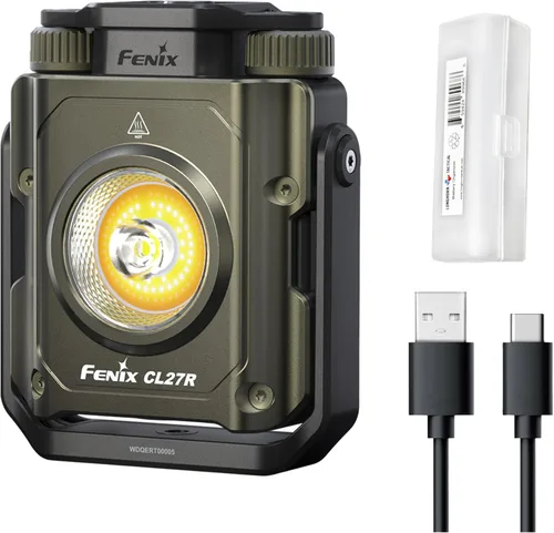 Miniatura 15 de Fenix CL27R Linterna de camping, 1600 lúmenes, recargable por USB-C, resistente al agua, portátil con LEDs blancos y rojos y organizador Lumentac