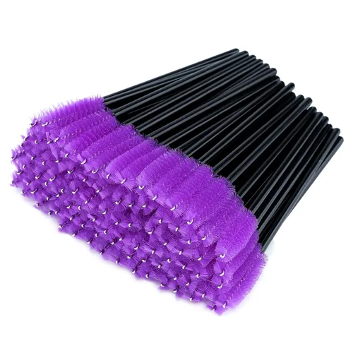 Miniatura 17 de G2PLUS 300 unidades de brochas desechables para rímel, kit de maquillaje con cepillo de pestañas de cristal, varillas ajustables para extensiones