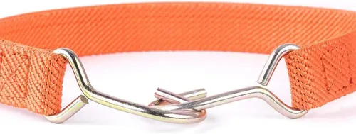Miniatura 6 de Cuerda elástica plana, cuerda elástica de 60 pulgadas naranja resistente con ganchos