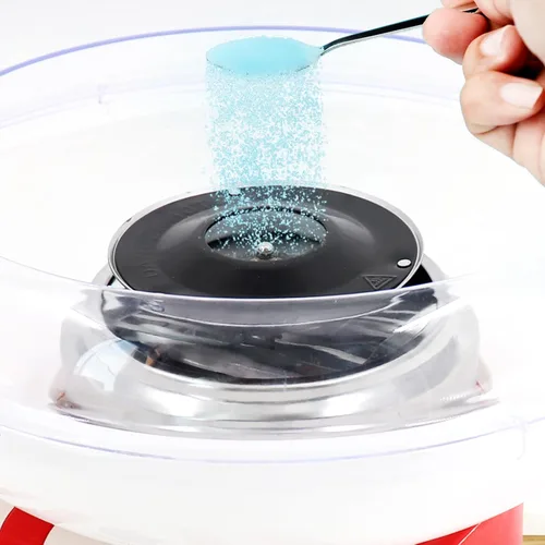 Miniatura 2 de Máquina de algodón de azúcar para niños, máquina de algodón para hacer hilo dental para el hogar, cumpleaños, fiesta familiar, regalo de Navidad