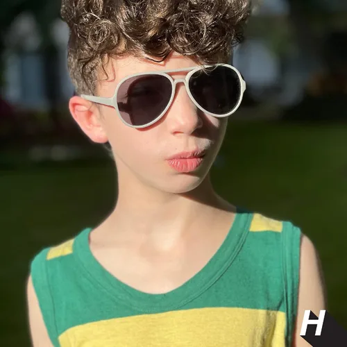Miniatura 3 de Hipsterkid Baby Aviator Sunglasses - Toddler Polarized Sunglasses with Shatter-Resistant Lenses and Stay-On Strap