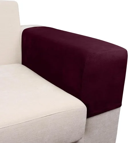 Miniatura 74 de Funda para Sofá de Terciopelo Elástico Funda de Cojín de Sofá 1 Pieza - Funda Deslizable Elástica Lavable para Asiento o Respaldo, Fundas de Asiento