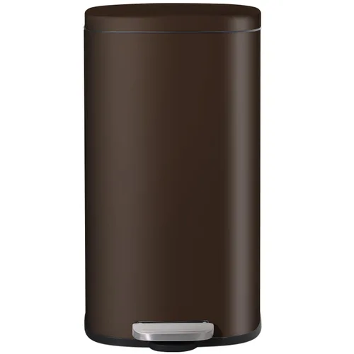 Miniatura 12 de Cubo de Basura, Cubo de Basura de Cocina de Acero Inoxidable, Cubo de Residuos con Pedal con Tapa con Bisagras y Cubo Interior Extraíble, Cierre