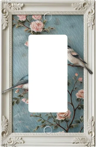 Miniatura 75 de Cubiertas Decorativas de Arte para Interruptores de Luz, Hojas de Otoño, Placa de Pared de Palanca Individual, Cubierta Decorativa de Interruptor