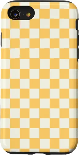 Miniatura 17 de Funda con patrón clásico de cuadros amarillo para iPhone 11