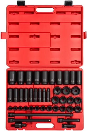 Miniatura 7 de 43PC 1/2" DR AE IMP JUEGO DE SOCKET, Negro