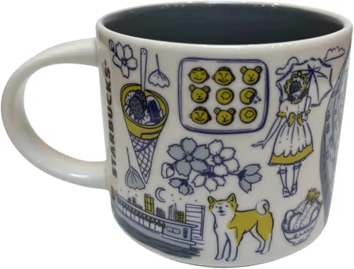 Miniatura 2 de Starbucks Been There Series Tokyo - Taza de café de cerámica, 14 onzas