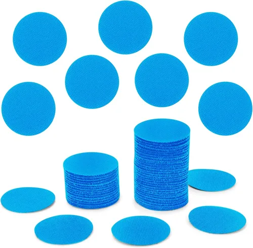Miniatura 10 de IKAYAS 50 unidades de alfombras de 2 pulgadas, puntos de piso, círculos de piso, marcadores de alfombra para decoración de aula, suministros