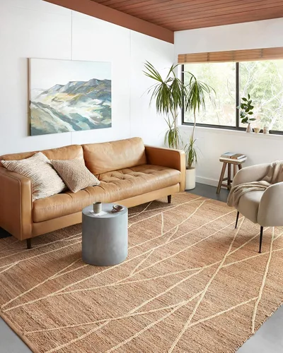 Miniatura 5 de Loloi Bodhi Collection BOD-05 Natural/Natural 5'-0" x 7'-6" Area Rug