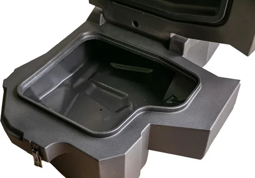 Miniatura 2 de Caja de carga Highlands para todos los UTV Can-Am X3. Almacenamiento personalizado impermeable para herramientas, latas de gasolina, equipo y más.
