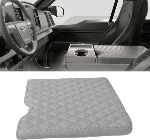 Miniatura 7 de Funda de reposabrazos para consola central para Ford F150 2015-2024 2025, para F250 F350 F450 F550 2017-2024 2025 con asiento de salto 40/20/40