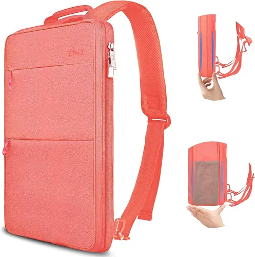 Miniatura 20 de ZINZ Mochila delgada y expandible para laptop con funda de 15, 15.6 y 16 pulgadas, bolsa resistente a derrames para notebooks, estuche