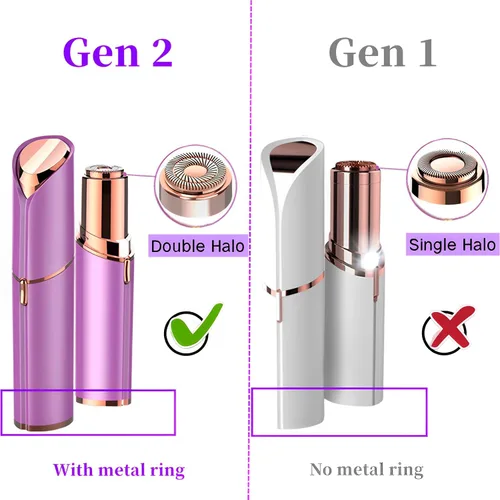 Miniatura 4 de Cabezales de repuesto para removedor de vello facial para cabezales de repuesto impecables Gen 2 adecuados para acabado táctil, herramienta de 6